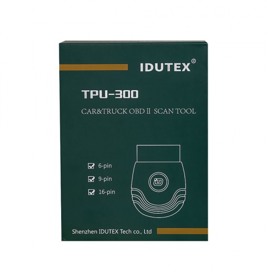 IDUTEX TPU300 Passenger Cars/Commercial Vehicle OBD2 Scanner