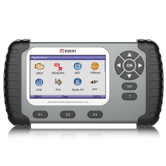 VIDENT iAuto 702 Pro Multi-applicaton Service Tool Support ABS/SRS/EPB/DPF Update to 19 Maintenances 3 Years Free Update Online