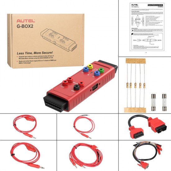 Original Autel G-BOX2 Tool for Mercedes Benz All Key Lost Work with Autel MaxiIM IM608/IM508