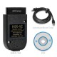 VCDS V2 19.6.2 HEX-V2 English Version Intelligent Dual-K CAN USB Interface Car Auto Fault Diagnosis Wire Cable with CD Software