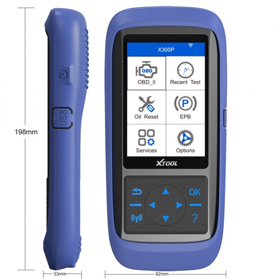 XTOOL X300P Diagnostic/Reset Tool with 16 Special Functions