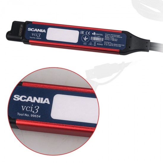 V2.40.1 Scania VCI-3 VCI3 Scanner Wifi Diagnostic Tool Multi-language Support Win7/Win10