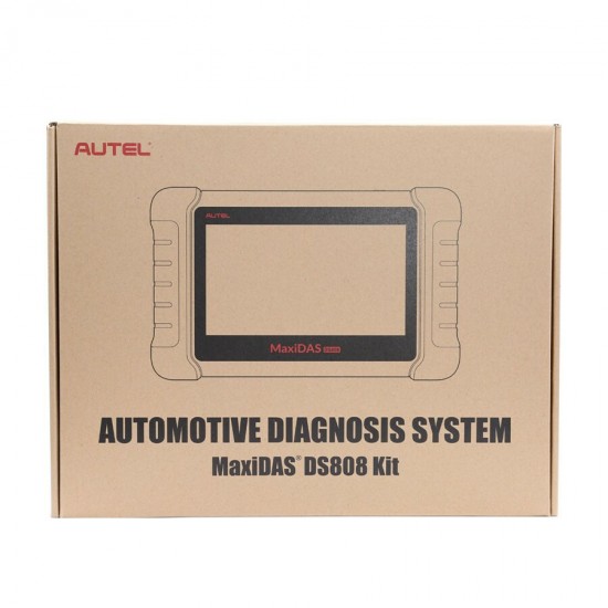 Original Autel MaxiDAS DS808 Tablet Diagnostic Tool Full Set Support Injector Coding Key Coding Free Update Online