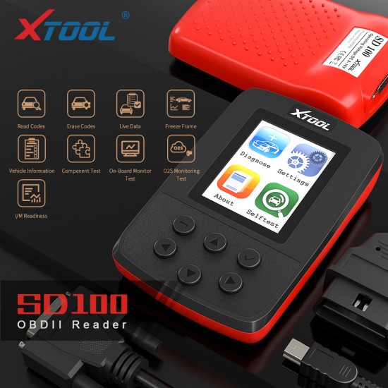 XTOOL SD100 Volle OBD2 Code Reader Multi-language Coming Soon