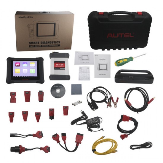 Original Autel MaxiSys Elite with Wifi/Bluetooth OBD Full Diagnostic Scanner with J2534 ECU Programming Free Update Online