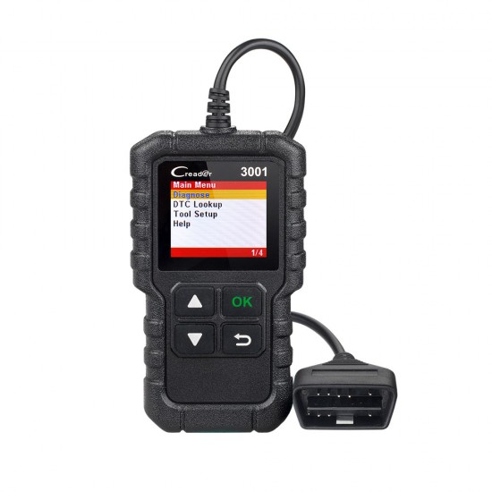 Launch Creader 3001 Full OBDII/EOBD Code Reader Scanner CR3001 Diagnostic Tool Multilingual