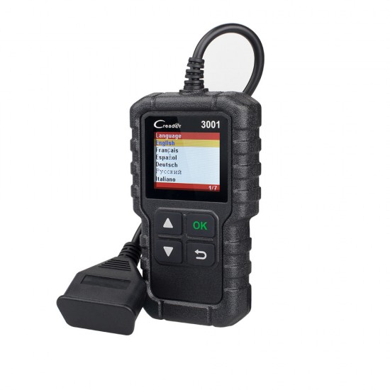 Launch Creader 3001 Full OBDII/EOBD Code Reader Scanner CR3001 Diagnostic Tool Multilingual