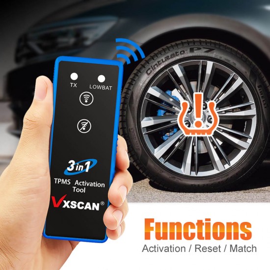 VXSCAN 3 in 1 Tire Pressure TPMS Activation Tool for TOYATA/GM/FORD