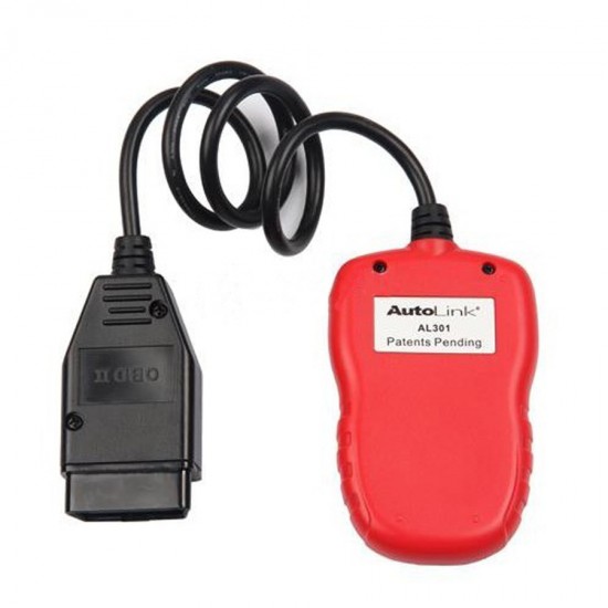 Autel AutoLink AL301 OBDII/CAN Code Reader Clear DTCs Easiest-To-Sse Tool For DIY Customers