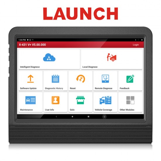 Launch X431 V+ 4.0 Wifi/Bluetooth 10.1inch Tablet Global Version 2 Years Update Online