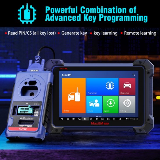 Original Autel MaxiIM IM608 PRO Auto Key Programmer Diagnostic Tool with XP400 Pro (Upgraded Version of Autel IM608)