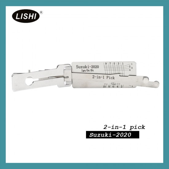 LISHI Suzuki-2020 2 in 1 Auto Pick and Decoder