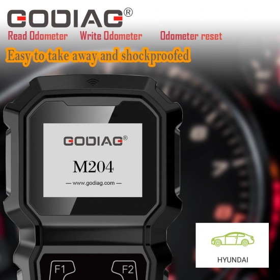 GoDiag M204 Hyundai Hand-held OBDII Odometer Adjustment Professional Tool