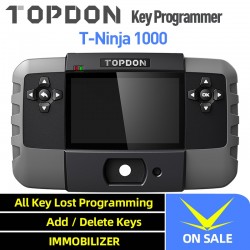 TOPDON T-Ninja 1000 Key Programming Tool All Key Lost Immobilizer Read Pin Delete Add Key Key Coding