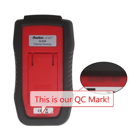 100% Original Autel AutoLink AL539B OBDII Code Reader Battery Test Tool