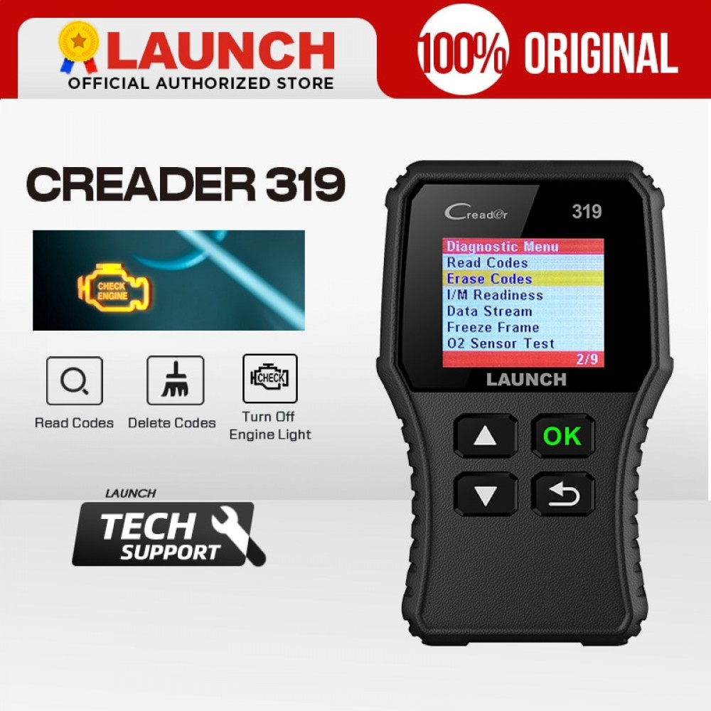 Launch X431 Creader 319 CR319 Auto Code Reader Full OBDII EOBD