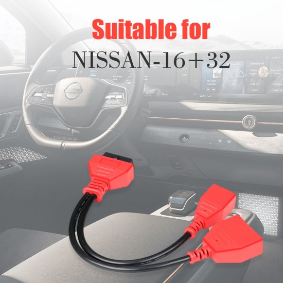 Autel 16+32 Gateway Adapter for Nissan Sylphy Sentra (Models with B18 Chassis) Key Adding without Password Used with IM608 IM508