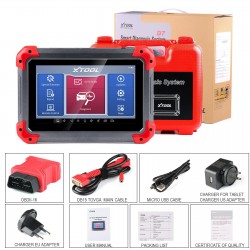 2022 Newest XTOOL D7 OBD2 Bi-Directional Diagnostic Scan Tool with OE-Level Full Diagnosis, 26+ Services, IMMO/Key Programming, ABS Bleeding