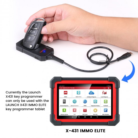 2023 Launch X431 Key Programmer Remote Maker with Super Chip and 4 Sets of Smart Keys