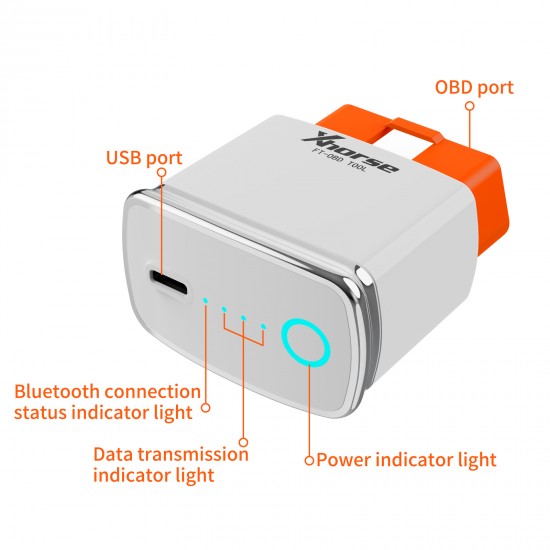 2023 Xhorse MINI OBD Tool FT-OBD for Toyota Smart Key Support Add Key and All Key Lost