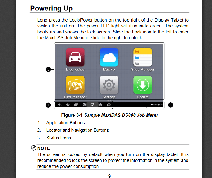 ds808 Power up steps