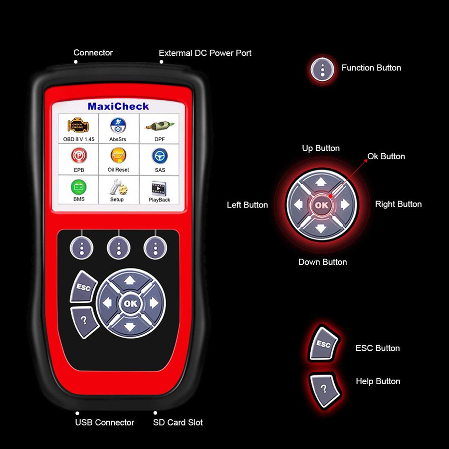 The Autel MaxiCheck Pro Using Description