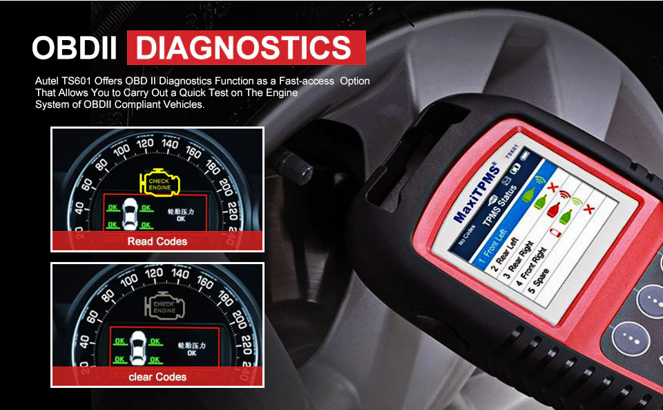 TS601 OBDII Diagnostics