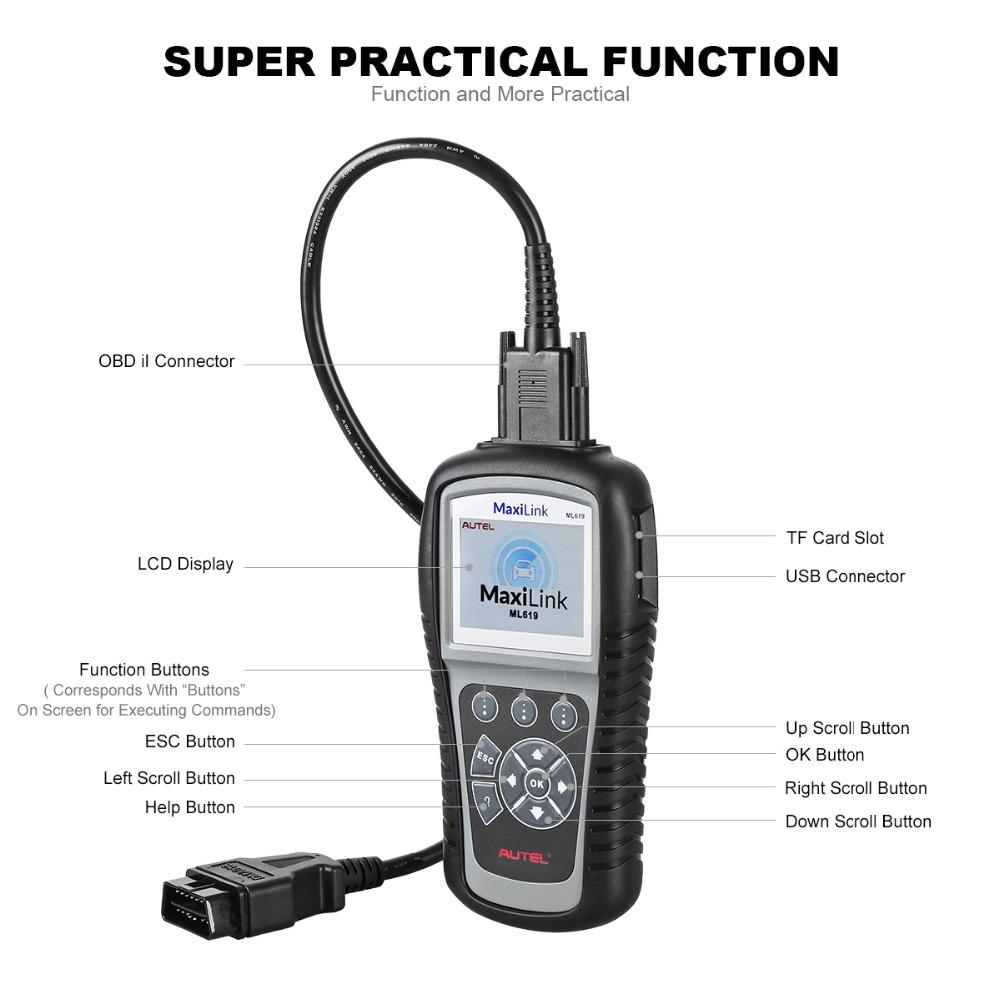 Autel MaxiLink ML619 product display