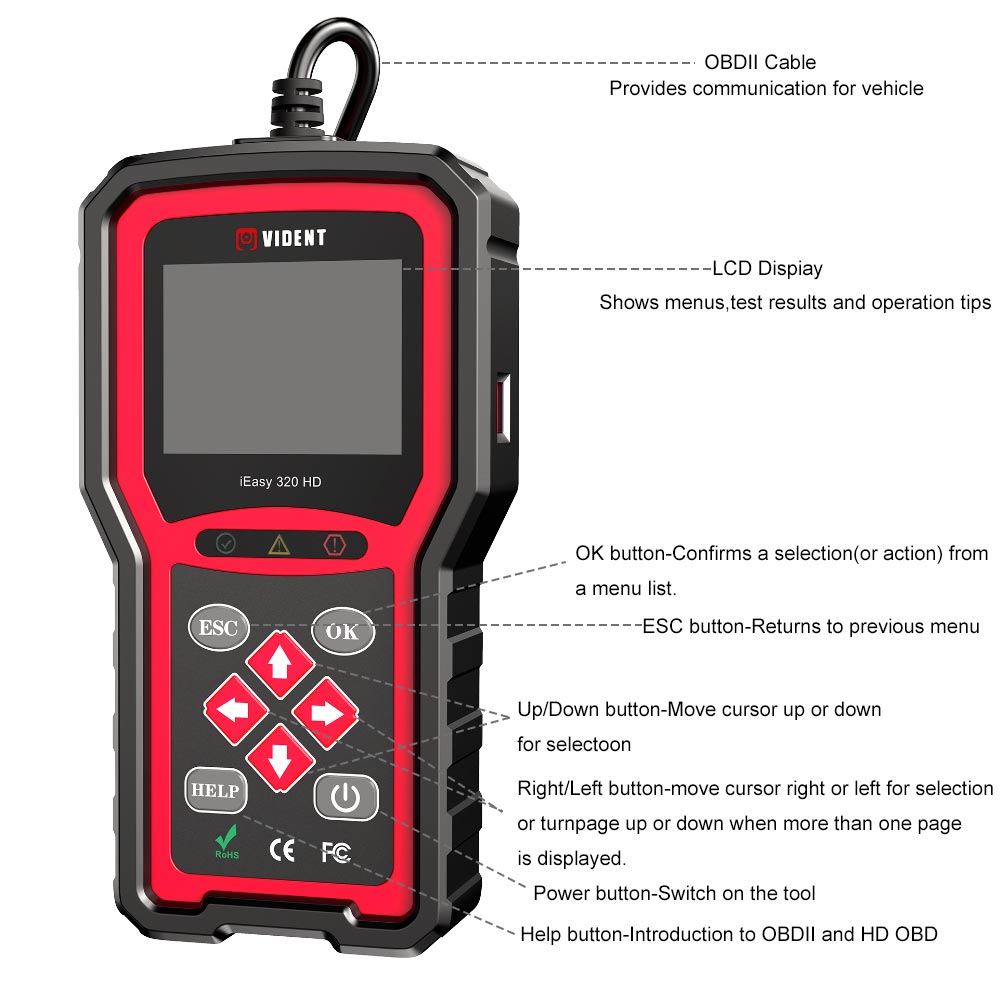 Vident iEasy320HD Code reader product display