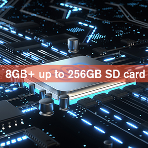 8GB Up to 256GB SD Card
