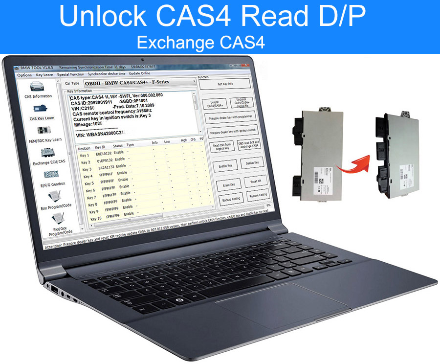 GODIAG-CAS4-CAS4-Test-Platform-for-BMW-Supports-Off-Site-Key-Programming-SK310