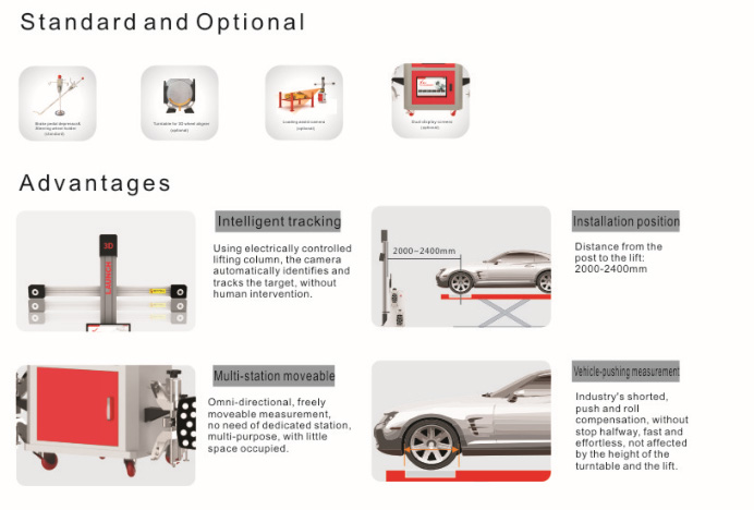 Original-LAUNCH-X831S-X831Plus-3D-4-Post-Car-Alignment-Lifts-Platform-Supports-multi-language-UNICODE-X831S