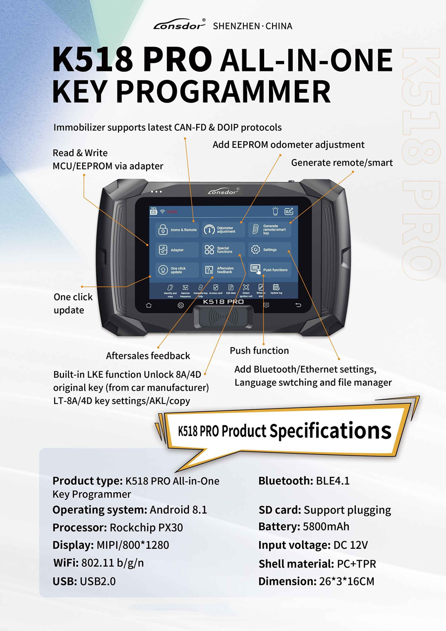 2023-Lonsdor-K518-PRO-Full-Version-All-In-One-Key-Programmer-with-2pcs-LT20-Toyota-FP30-Cable-Nissan-40-BCM-Cable-JCD-JLR-and-ADP-Adapter-HKSK418-FULL